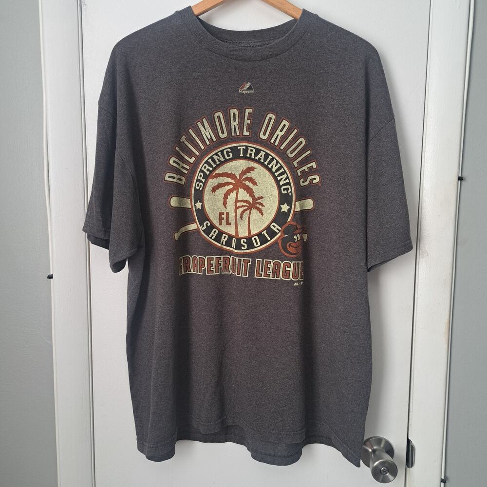 Majestic Baltimore Orioles Grapefruit League Spring Training Men's 2XL T-Shirt
